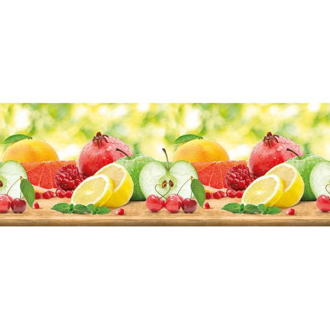 КУХОННЫЙ ФАРТУК ABS 0,6Х3,0М, ФРУКТЫ