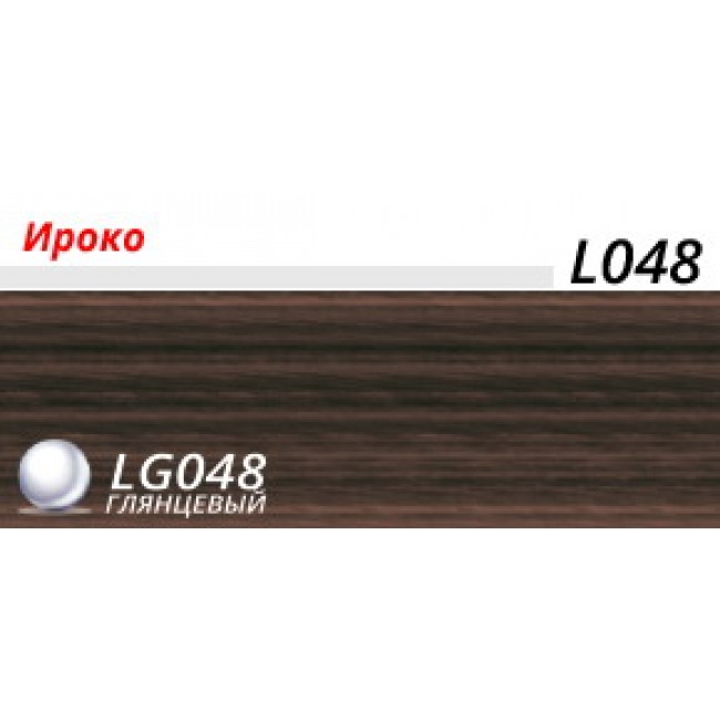 Плинтус ПВХ «LinePlast» Ироко