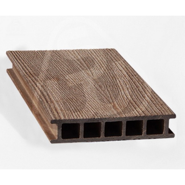 Террасная доска (ДПК) SaveWood Темно-коричневый Радиал; 3м/4м/6м