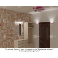 Панель ПВХ 3D Век Квадро