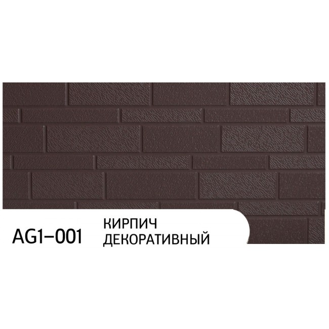 Фасадные панели ZODIAC AG1-001 Кирпич декоративный