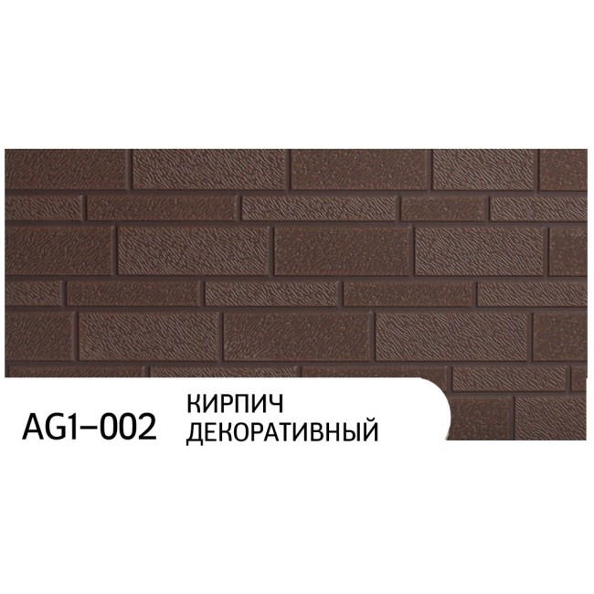 Фасадные панели ZODIAC AG1-002 Кирпич декоративный
