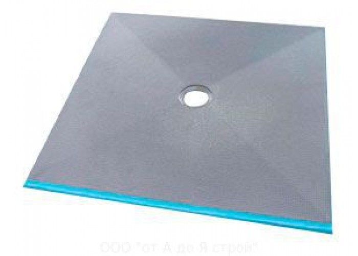Поддон для плитки Ruspanel квадратный 1200х900х50 (тип слива угол/центр)